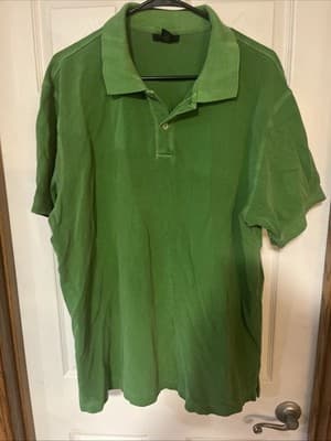 Express Polo Shirt Men’s XL Green 100% Cotton Classic Fit Polo Shirt - Thumbnail 2