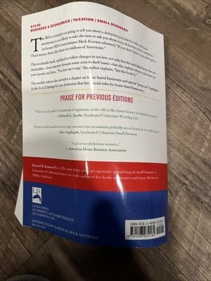 475 Tax Deductions for Busines by Bernard B. Kamoroff (2018, Trade Paperback)