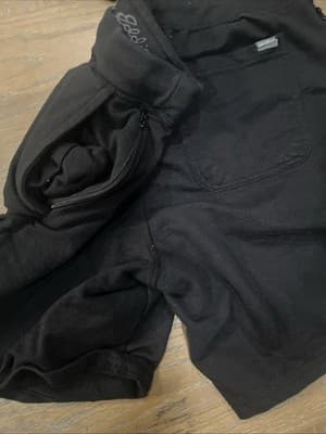 Eddie Bauer Black Men’s Lounge Medium Cotton Polyester Blend Shorts - Thumbnail 5