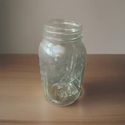 BALL Clear Glass Canning Jar, Round, Single Item, Kitchen Storage, quart size - Image 1