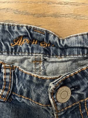 April Girl Juniors Women’s Jean Shorts 100% Cotton Size 9 - Thumbnail 2