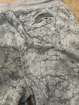 Prime Threads Large Men’s Grey Drawstring Shorts Drippin Graphic Below Knee Long - Thumbnail 5