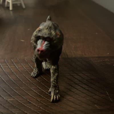 Schleich Baboon Adult Male D-73508 Retired Wild Animal - Thumbnail 3