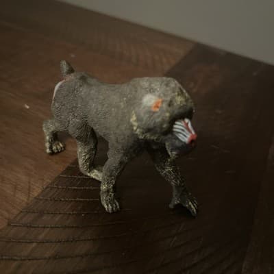 Schleich Baboon Adult Male D-73508 Retired Wild Animal - Thumbnail 2