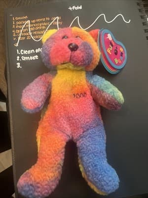 Avon Full O' Beans Rembrandt the Bear Bean Bag Plush Vintage 2000 - Image 1