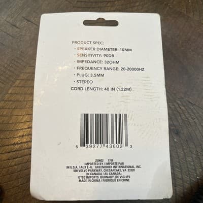 Sport Earphones Ear Buds Black Comfortable 3.5mm Jack 4-ft Cord For Smartphones - Thumbnail 2