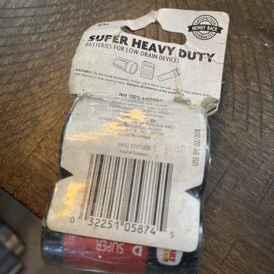 Family Dollar Super Heavy Duty D 1.5V Batteries - 2PACK No Size, Color - Thumbnail 2