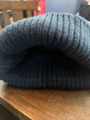 Navy Blue American Eagle Knit Snow Hay With Embroidered Logo Sams Color Match - Thumbnail 3