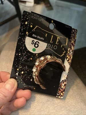 Elle Studio Rose Gold Pony Cuff - Image 1