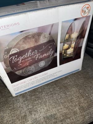 MIDWOOD INTERIORS BY DESIGN STAIR STEP CANDLE HOLDER LIVE GENEROUSLY PRAISE LOUD - Thumbnail 2