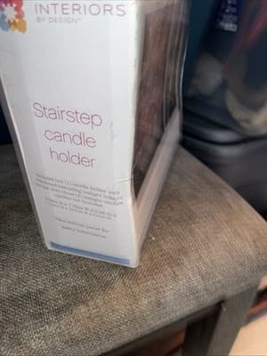 MIDWOOD INTERIORS BY DESIGN STAIR STEP CANDLE HOLDER LIVE GENEROUSLY PRAISE LOUD - Thumbnail 3