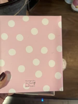 Photo Album Polka Dots 4" x 6" 50 Pages Holds 100 Photos Pink and green - Thumbnail 3