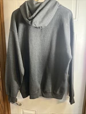 Men’s Hanes Exosmart XL Gray Hoodie - Thumbnail 3