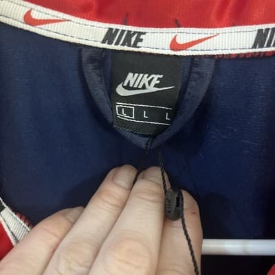 Nike Mens Large Track Jacket Gold Jordan On Front Chest Long Sleeve Zip Up L NWT - Thumbnail 2