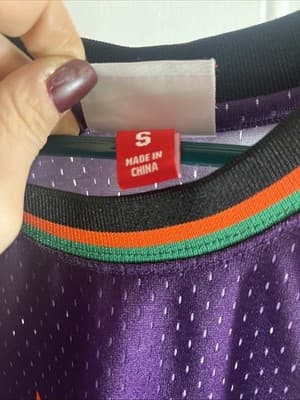 Mitchell & Ness NBA All-Star 1995 Anfernee Penny Hardaway #1 Jersey Purple S - Thumbnail 3