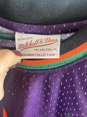Mitchell & Ness NBA All-Star 1995 Anfernee Penny Hardaway #1 Jersey Purple S - Thumbnail 2