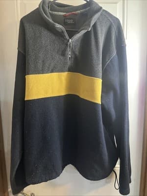 Vintage Izod PerformX 1/4 Zip Fleece Size XXL Classic - Thumbnail 2