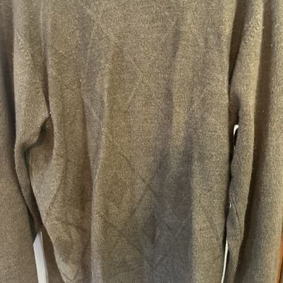 mens Xl Geoffrey Beene Green Long Slwwvw Sweater Acrylic - Thumbnail 2