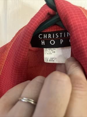 Vintage Christina Hope Size Medium Womens Red Jacket And Elastic Long Skirt - Thumbnail 5
