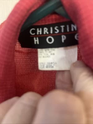 Vintage Christina Hope Size Medium Womens Red Jacket And Elastic Long Skirt - Thumbnail 4