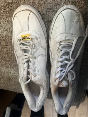 FILA Memory Workshift Slip Resistant Sneaker, Women's Size 12W Color White - Thumbnail 5