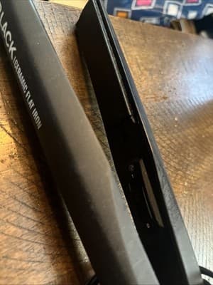 Black Ceramic Hair Flat Iron 1-1.5" - Thumbnail 4