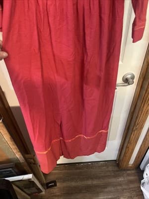 Vintage Christina Hope Size Medium Womens Red Jacket And Elastic Long Skirt - Thumbnail 6