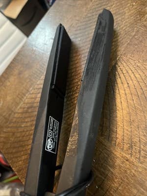 Black Ceramic Hair Flat Iron 1-1.5" - Thumbnail 3