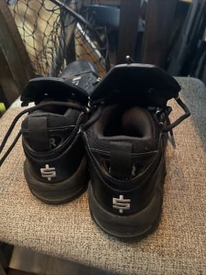 Black Air Money Jordan’s Size 12 US No Box Fast Shipping - Thumbnail 4