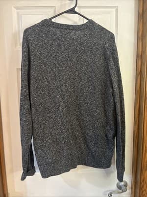 Mens Large Heather Gray Croft And Barrow Sweater - Thumbnail 4