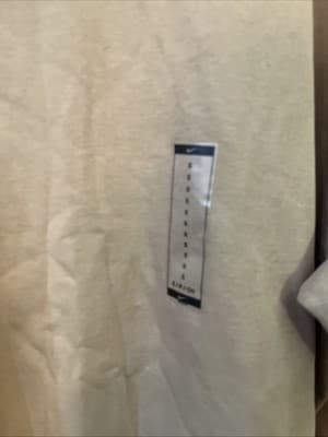 Mens Small Nike Beige Crew Neck Sweatshirt - Thumbnail 2