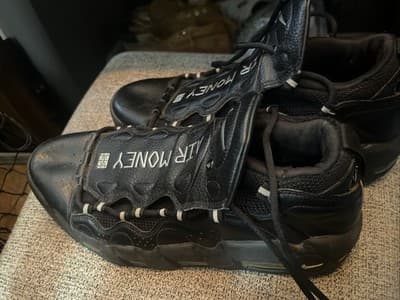 Black Air Money Jordan’s Size 12 US No Box Fast Shipping - Thumbnail 3