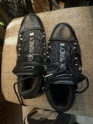 Black Air Money Jordan’s Size 12 US No Box Fast Shipping - Image 1