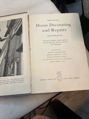 Practical Home Decorating And Repairs Illustrated Book By Odhams - Thumbnail 5