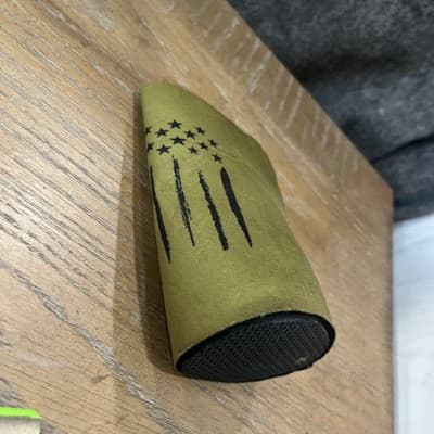 Flag Can Holder Koozie Army Green - Thumbnail 4
