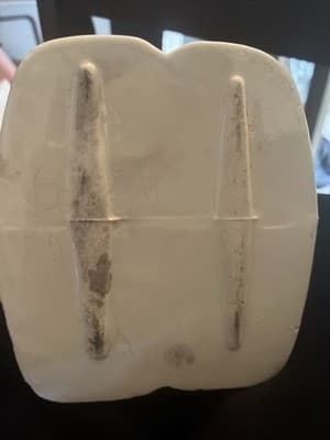 Vintage Pink baby girl planter with a child’s prayer Japan - Thumbnail 4