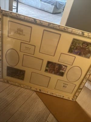 Intercraft Frame People Multipicture Wall Album 12 Photo Yellow Background 16x20 - Image 1