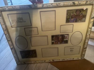 Intercraft Frame People Multipicture Wall Album 12 Photo Yellow Background 16x20 - Thumbnail 3