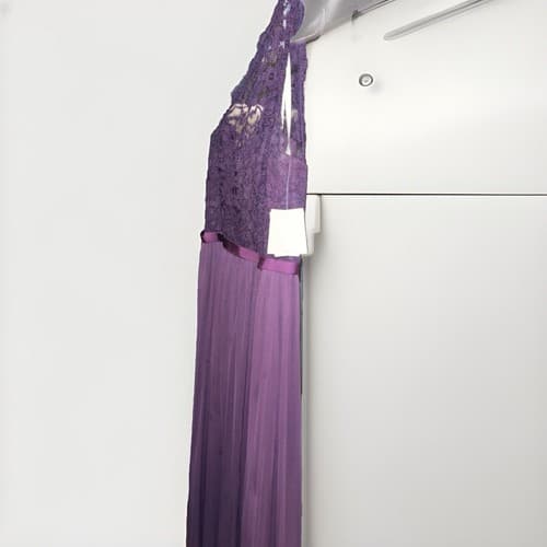 Dress From David’s Bridal Size 6 Plum One Shoulder And Ankle Length - Thumbnail 4