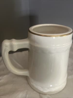 TOLEDO UNIVERSITY CERAMIC STEIN/ ROCKETS, JAMIE FARR, EMLEN TUNNELL, 5” TALL - Thumbnail 2