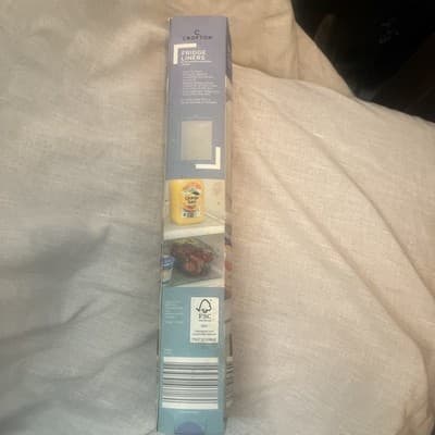 Crofton 3 Pack Refrigerator Fridge Liners Washable Mats 16"x15" BPA Free Clear - Image 1