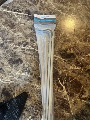 Kenney KN521 Steel White 2 Dia. in. Wall Mount Curtain Rod 28 x 46 L in. - Thumbnail 2