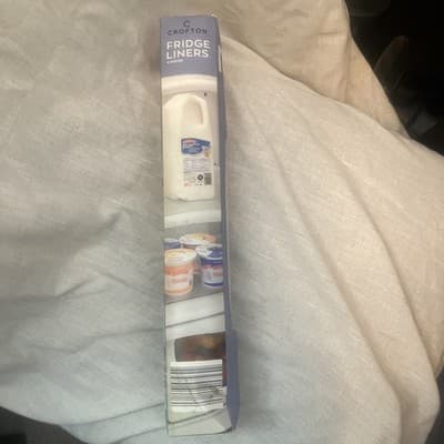 Crofton 3 Pack Refrigerator Fridge Liners Washable Mats 16"x15" BPA Free Clear - Thumbnail 2