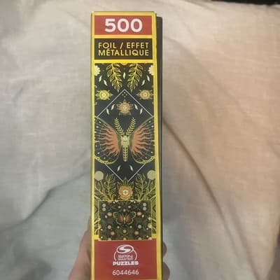 Jared Tuttle WILD HEART Gold Foil Jigsaw Puzzle 500 PC Tiger Snakes with Poster - Thumbnail 3