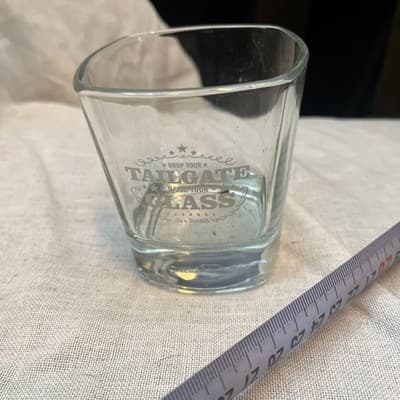 Jack Daniels "Drop Your TAILGATE and Raise Your GLASS" Whiskey Glass - Image 1