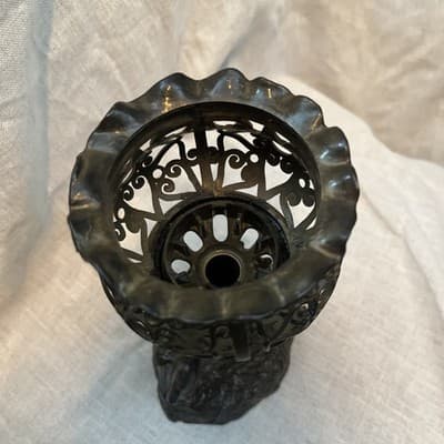 VTG Plastic Candle Holder with Sailor - Thumbnail 4