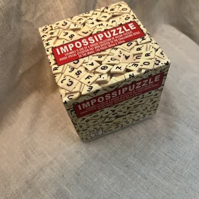 Impossipuzzle 100 Piece Scrabble Tile Jigsaw Puzzle Scramble - Image 1