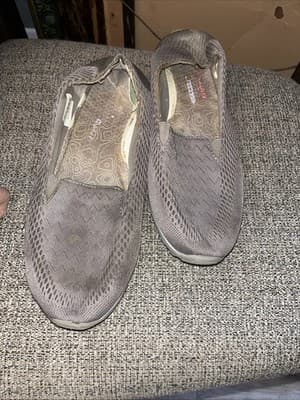 SKECHERS Women's 10 Relaxed Fit Air Cooled Memory Foam Slip on Shoes ~ Tan 925 - Thumbnail 6