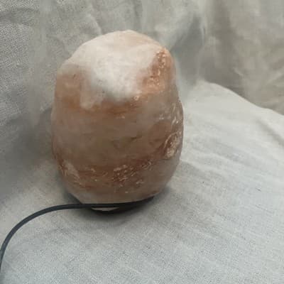 Multicolored Salt rock Lamp Desktop Nightstand. - Thumbnail 2