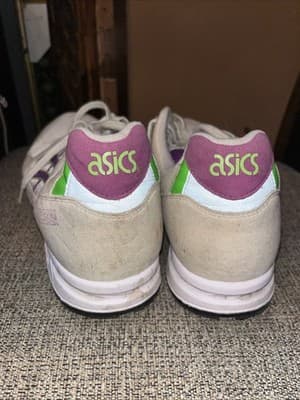 READ Asics GelSaga White/Purple 1193A071 Running Shoes Sneakers Men's 12 - Thumbnail 4